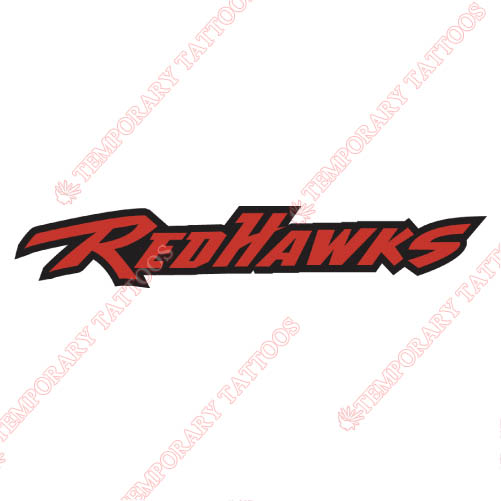 Miami Ohio Redhawks Customize Temporary Tattoos Stickers NO.5053